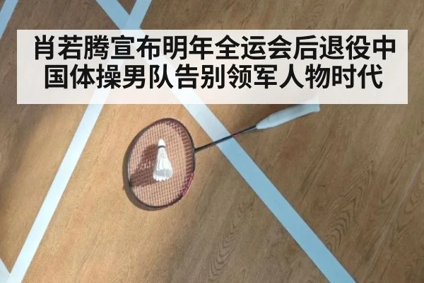 肖若腾宣布明年全运会后退役中国体操男队告别领军人物时代